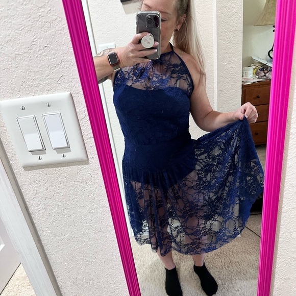 balera Dresses & Skirts - Balera Dancewear Dress- Navy Blue Adult Small